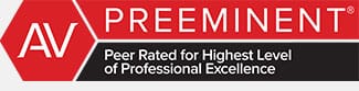 AV Preeminent | Peer rated for highest level of professional excellence